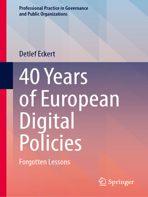 cover image of 40 Years of European Digital Policies